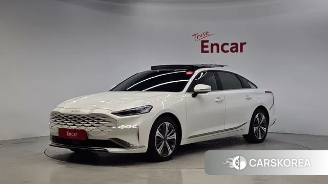 Kia K8 Hybrid 2021 Белый из Кореи