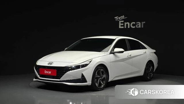 Hyundai Avante (CN7) 2020 Белый из Кореи