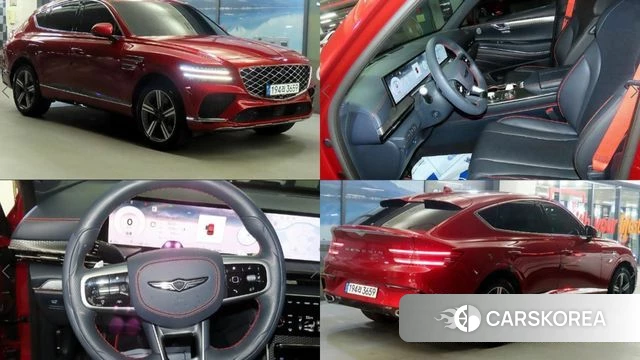 Genesis GV80 Coupe 2024 Красный из Кореи
