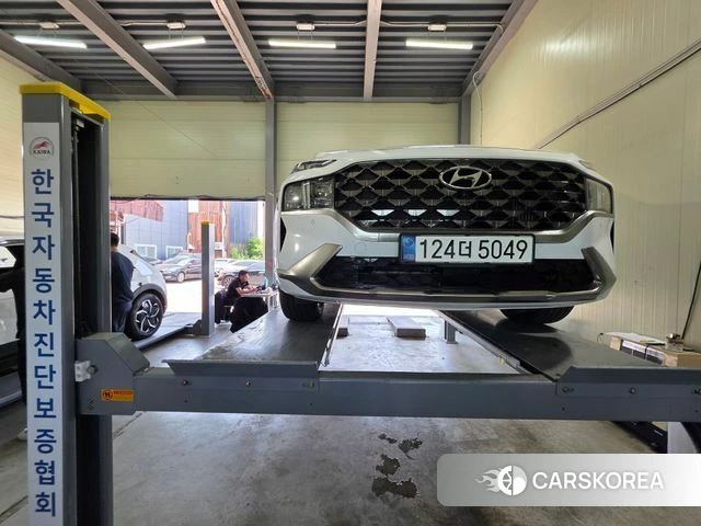 Hyundai The New Santa Fe 2022 Белый из Кореи