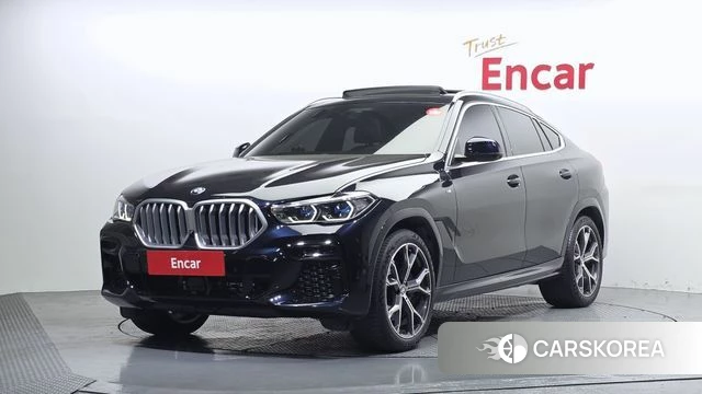 BMW X6 (G06) 2023 Черный из Кореи
