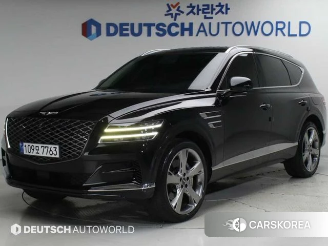 Genesis GV80 2021 Черный из Кореи