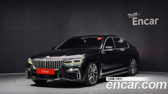 BMW 7 Series (G11) 2021 Черный из Кореи