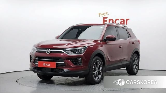 Ssangyong Beautiful Korando 2021 Красный из Кореи