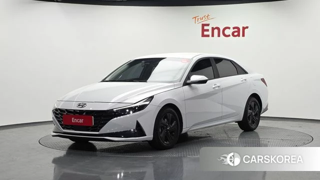 Hyundai Avante (CN7) 2022 Белый из Кореи