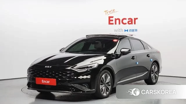 Kia K8 Hybrid 2021 Черный из Кореи