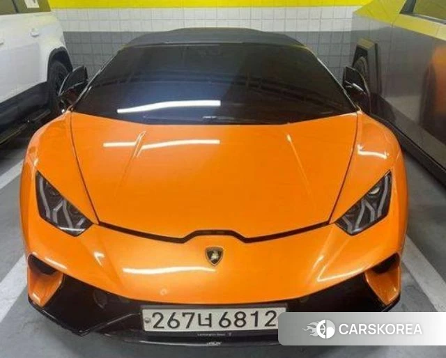 Lamborghini Huracan 2019 Оранжевый из Кореи