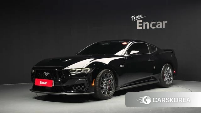 Ford Mustang 7th Generation 2024 Черный из Кореи