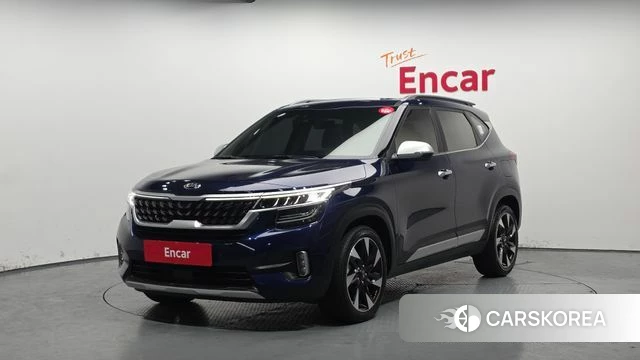 Kia Seltos 2021 Синий из Кореи
