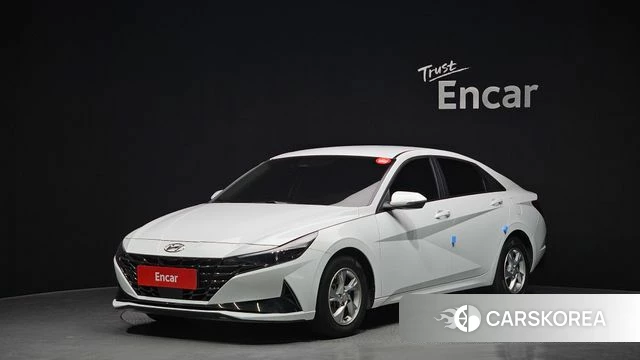 Hyundai Avante (CN7) 2021 Белый из Кореи
