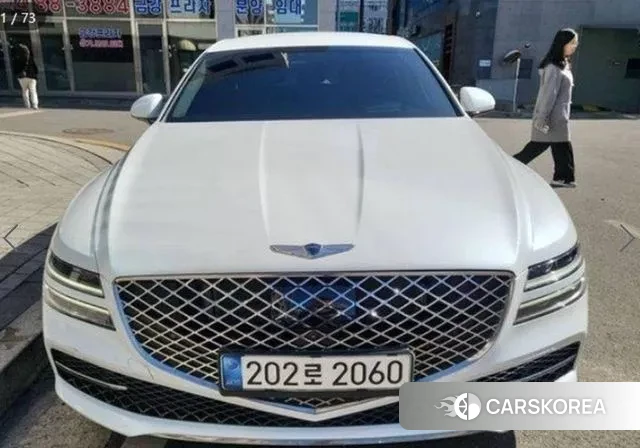 Genesis G80 (RG3) 2021 Белый из Кореи