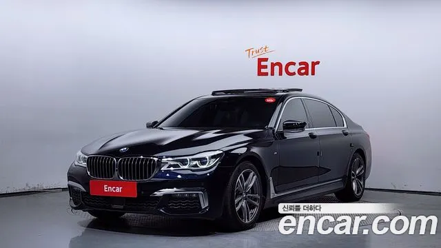 BMW 7 Series (G11) 2018 Черный из Кореи
