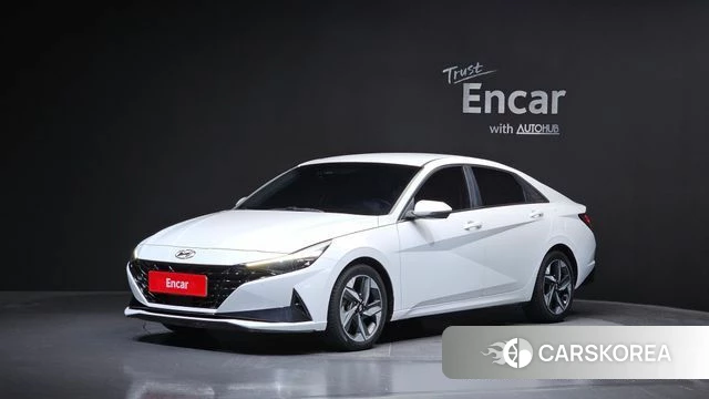 Hyundai Avante (CN7) 2020 Белый из Кореи