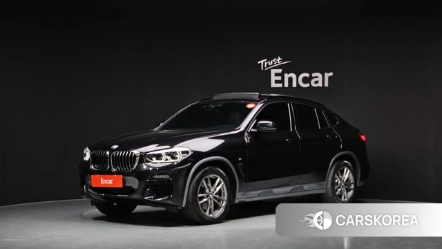 BMW X4 (G02) 2020 Черный из Кореи