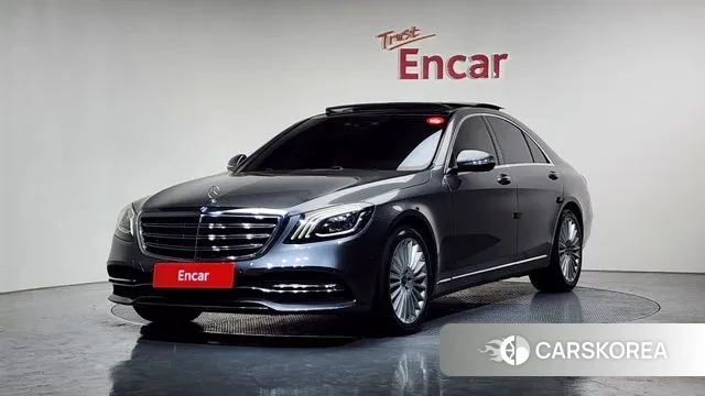 Mercedes-Benz S-Class W222 2019 Серебристо-серый из Кореи
