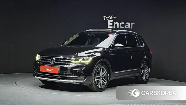 Volkswagen Tiguan second Generation 2021 Черный из Кореи