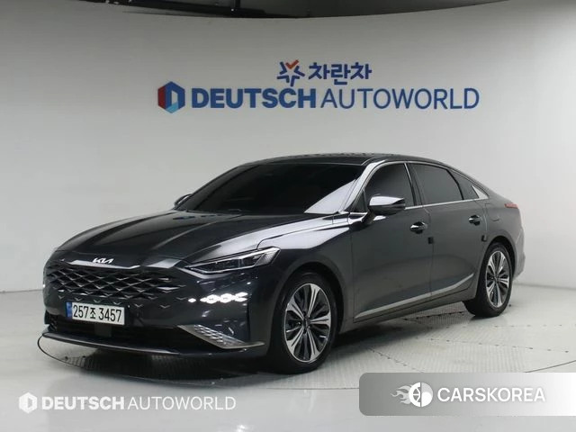 Kia K8 Hybrid 2021 Серый из Кореи
