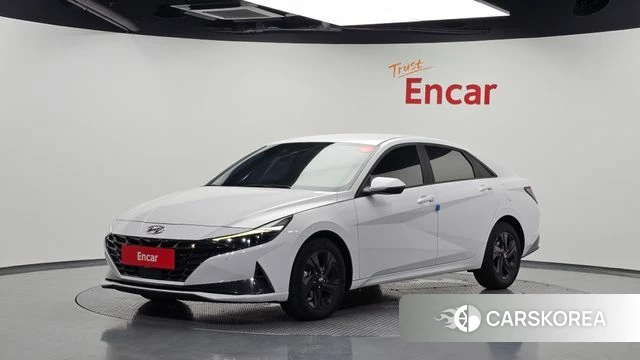Hyundai Avante (CN7) 2022 Белый из Кореи