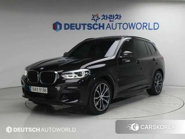 BMW X3 (G01) 2021 Черный из Кореи