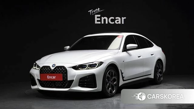 BMW 4 Series (G22) 2021 Белый из Кореи