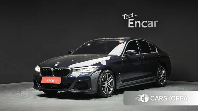 BMW 5 Series (G30) 2023 Синий из Кореи