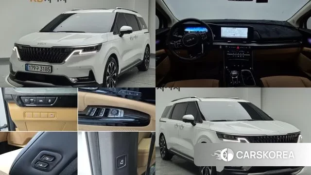 Kia Carnival 4th generation 2023 Белый из Кореи