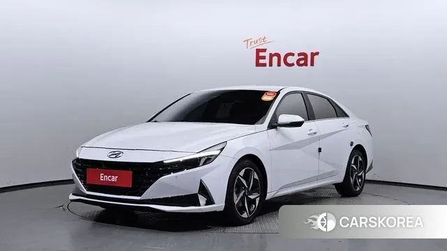 Hyundai Avante (CN7) 2020 Белый из Кореи