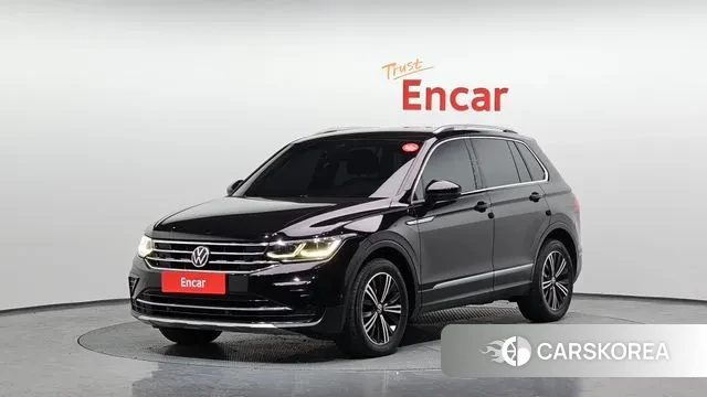 Volkswagen Tiguan second Generation 2021 Черный из Кореи