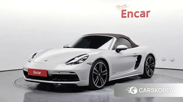 Porsche 718 Boxster 2019 Серебристо-серый из Кореи