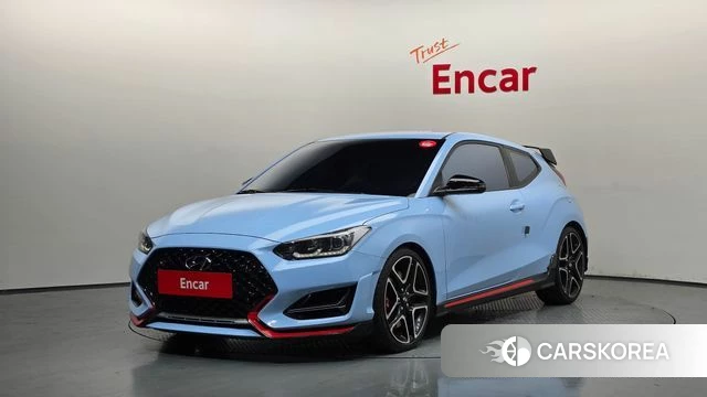 Hyundai Veloster (JS) 2021 Небесно-голубой из Кореи