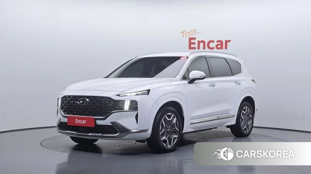 Hyundai The New Santa Fe 2023 Белый из Кореи