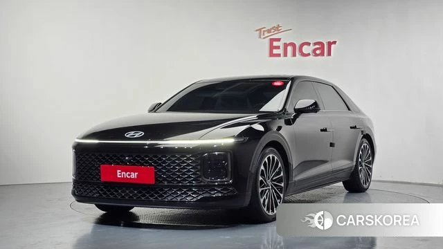 Hyundai Grandeur Hybrid (GN7) 2023 Черный из Кореи
