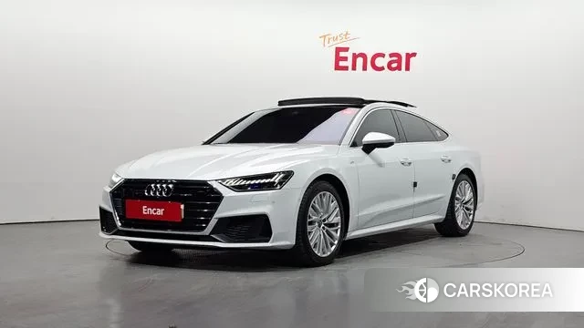 Audi A7 (4K) 2021 Белый из Кореи