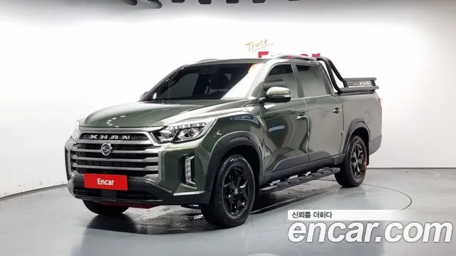 Ssangyong The New Rexton Sports Cannes 2021 Темно-зеленый из Кореи