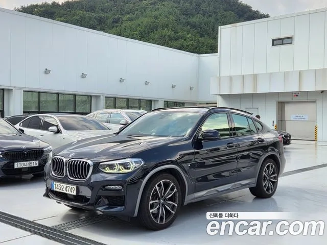 BMW X4 (G02) 2021 Черный из Кореи