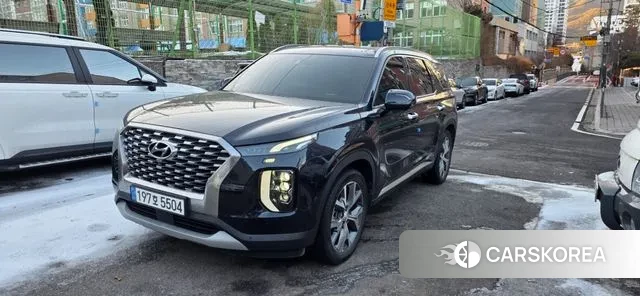 Hyundai Palisade 2022 Темно-зеленый из Кореи
