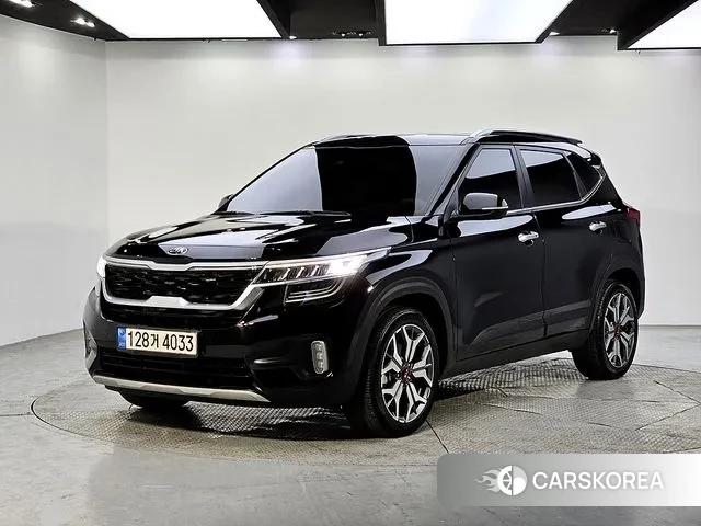 Kia Seltos 2020 Черный из Кореи
