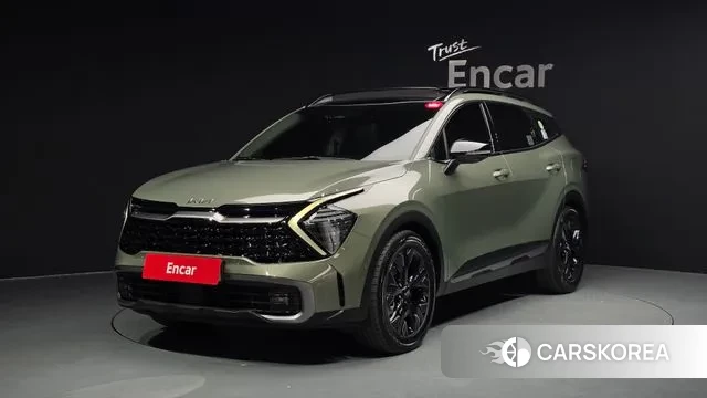 Kia Sportage 5th Generation 2022 Светло-зеленый из Кореи