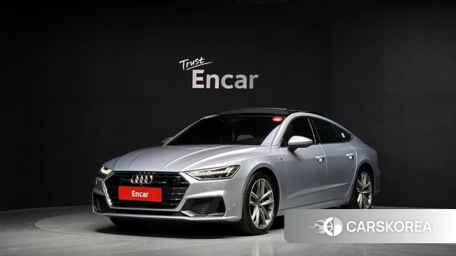 Audi A7 (4K) 2021 Серебряный из Кореи