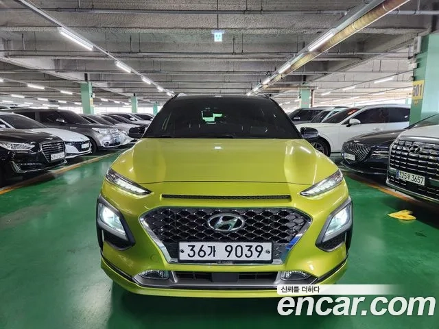 Hyundai Kona 2018 Светло-зеленый из Кореи