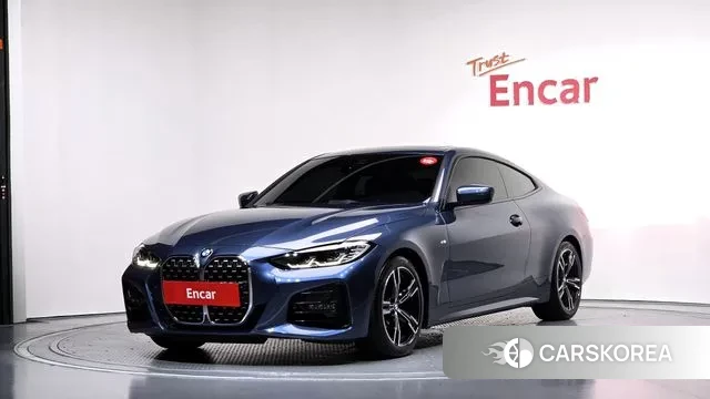 BMW 4 Series (G22) 2022 Синий из Кореи