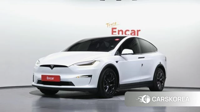 Tesla Model X 2023 Белый из Кореи