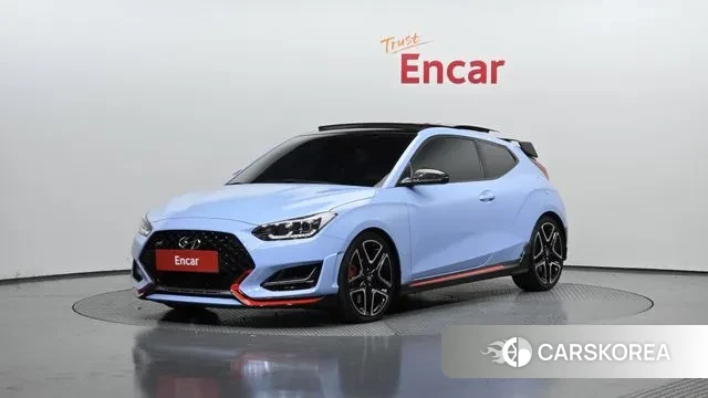 Hyundai Veloster (JS) 2018 Небесно-голубой из Кореи