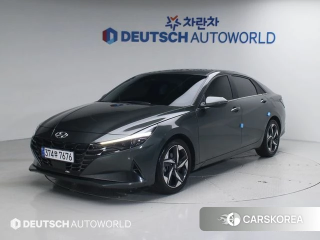 Hyundai Avante (CN7) 2023 Серый из Кореи