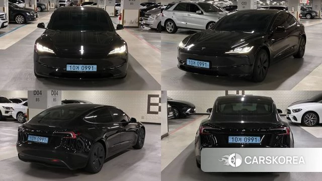 Tesla Model 3 2024 Черный из Кореи