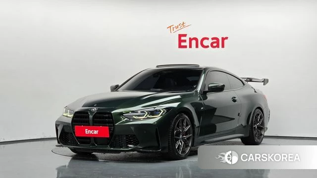 BMW 4 Series (G22) 2022 Темно-зеленый из Кореи