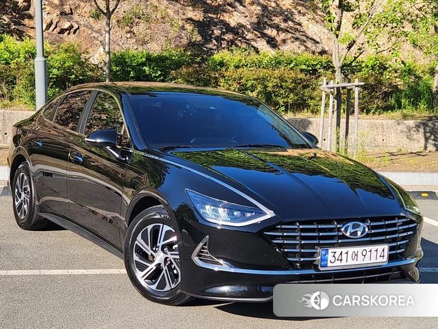Hyundai Sonata Hybrid (DN8) 2021 Черный из Кореи