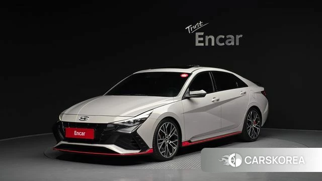 Hyundai Avante (CN7) 2022 Серебряный из Кореи