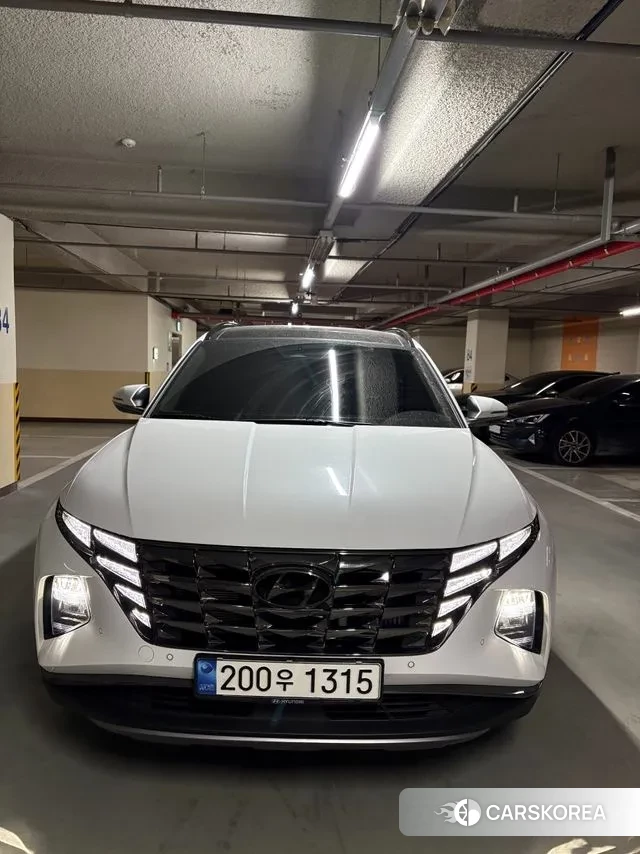 Hyundai Tucson (NX4) 2023 Белый из Кореи