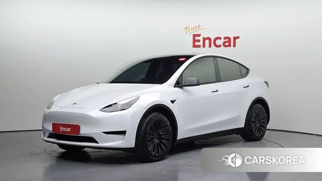 Tesla Model Y 2023 Белый из Кореи